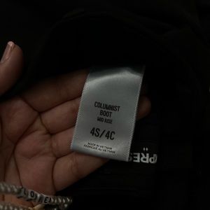 1 Paid of Express Slacks Size 4S/4C COLUMNIST BOOT MID RISE